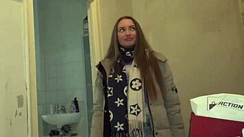 german scout julia maze tall blonde model cheating casting rough big cock fuck