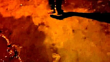 young indian beauty gets hardcore fucked bent over doggystyle outdoors on webcam