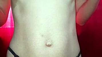 Petite Teen Amateur Rubs Tiny Natural Tits Masturbating