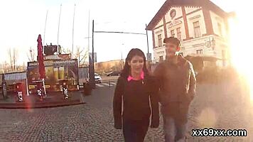 Boyfriend Helps Ream Virgin Nympho Hymen!