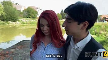 Hey stranger, watch me seduce and ride you while boyfriend stares