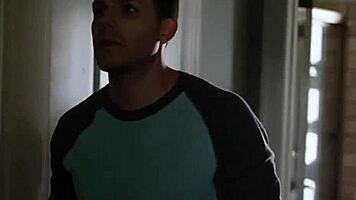 oh man redhead vanna bardot's hairy pussy gets rough fucked cowgirl by that guy with creampie spanking in full taboo movie