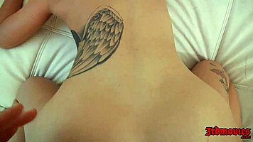 MY BABYSITTER'S TIGHT PUSSY GETS RIDING HARD WITH ROUGH GROUP BANGING AND HORNY KISSING!