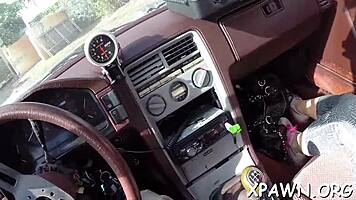 Young Amateur BACKROOM BLOWJOB Leads to Hard DOGGY POUNDING