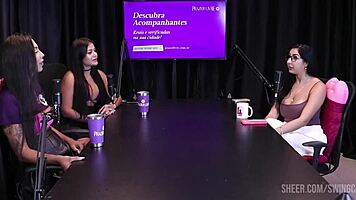 Renatinha melo casts with tifany rocha and didy reis part 2 on sheer red