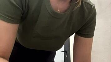 shocking release erupts during intense public gym session