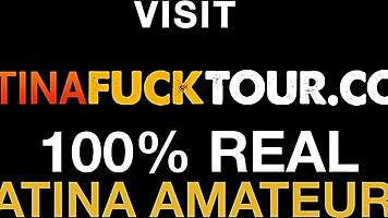 amateur latina teen 18+ bends for rough euro bwc anal on tinder date with deep face fucking