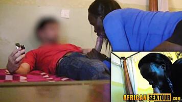 Naughty black teen perfect ass fucked hard after chill