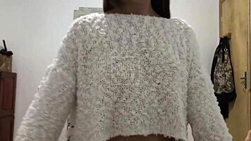 POV Brazilian perfect ass shakes until tight pussy creampie drips out