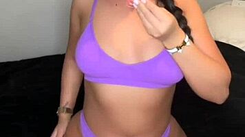 British student teases with solo toy play squirting orgasm