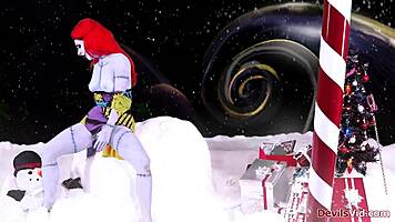 Joanna Angel Deepthroats Big Cock in Nightmare Before Christmas XXX Parody