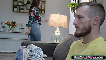 busty italian milf in lingerie craves young cock deepthroat pounding