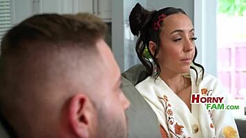 Sasha Tatcha Caught Napping on Horny Man's Lap Riding Hard