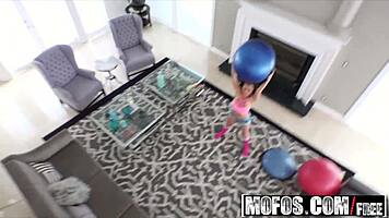 fit russian anastasiya hart's first balls-deep anal pounding explodes!