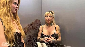 pervy besties drag me to hotel for wild double cock ride 😈🍆🏨