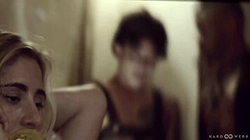 double interracial pounding shreds lindsey cruz's petite shaved pussy!