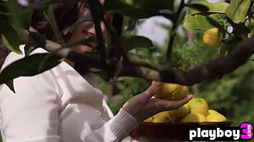 hayli sanders poses big ass in hot skirt