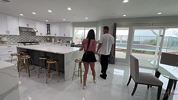 petite amirah adores big cock stuffing every tight hole deep