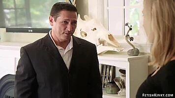 Kinky Milf And Young Babe Anal Banged In BDSM 😈🔗