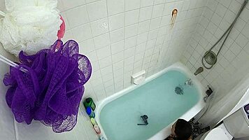 candy cruise chokes on asian cock in tub?