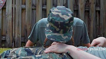 horny military bikini teens ride big tits in boot camp threesome frenzy