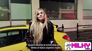 slim blonde beauty heads to hotel for teasing hot photoshoot session