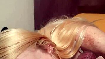 louise barlow sucks monster bbc deep and swallows every drop 💦🍆