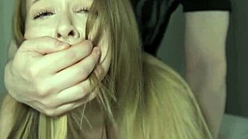 She Cums Non-Stop from Intense Petite College Fuck