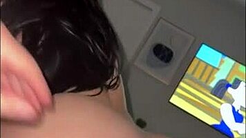 delilah dagger's tight college pussy takes monster cock pounding hard