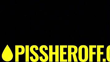 petite curly latina teen gulps hot piss pov after sloppy deepthroat facefuck