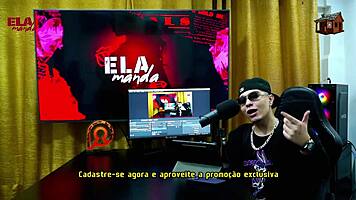 Gih Spanic Bends Redhead Cowgirl Over Podcast Table Exposing Pink Asshole