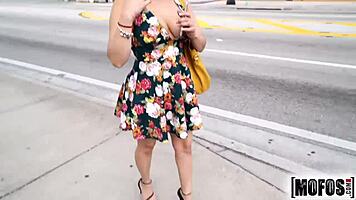 Petite Kitty Caprice Wet Pussy Public Pickup Fuck