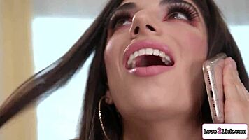 Love2Lick Brunettes Watch Porn Then Lick Pussy Fiercely