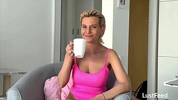 super hot busty milf subil arch deepthroats massive cock like a pro
