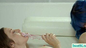 Karla Kush and Jewelz Blu crave foot fetish licking?