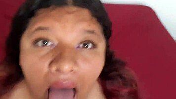 i owe him so much this long sloppy deepthroat blowjob while he face fucks my throat hard pays the debt.