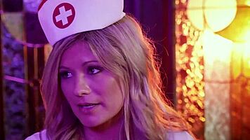 Halloween Nurse Patient Fuck in Shaved Pussy Frenzy