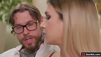 blonde babe, stretch that tight ass for my cock?