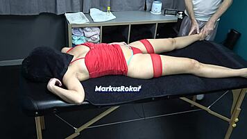 hey masseur pounds my wife's oiled ass clap those cheeks loud