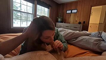 couple's steamy sextape suddenly interrupted by playful dog