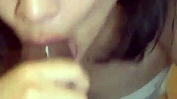 Her intense cock sucking makes my body tremble with lust