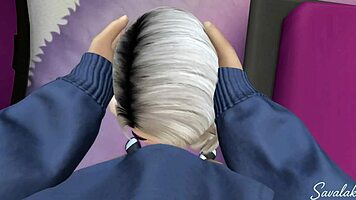 Hey, blonde babe sucks off thief then gets fucked hard