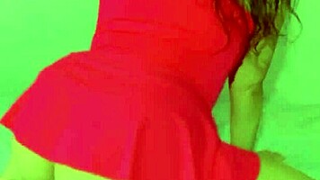 Virgin Brunette Tries Sex Machine Pounding Her Tight Pussy First Time