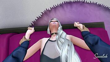 Hey, blonde babe sucks off thief then gets fucked hard