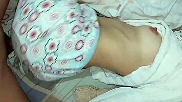 latina bent over fucked doggystyle in pajamas