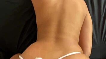 18yo small tits blonde latina rides big cock pov rimjob doggy cumshot