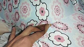 latina bent over fucked doggystyle in pajamas