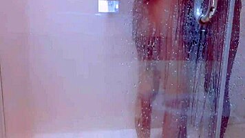 Hot Couple Slams Passionate Pussy Pounding Orgasms Big Tits Ass in Steamy Shower Fuck