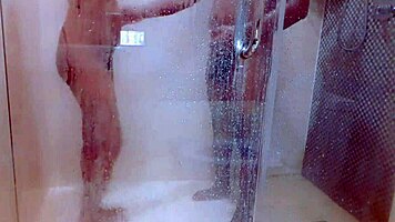 Hot Couple Slams Passionate Pussy Pounding Orgasms Big Tits Ass in Steamy Shower Fuck