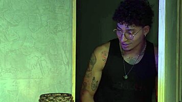 Young guy sneaks sex with busty latina stepmom in bed cuckolding husband